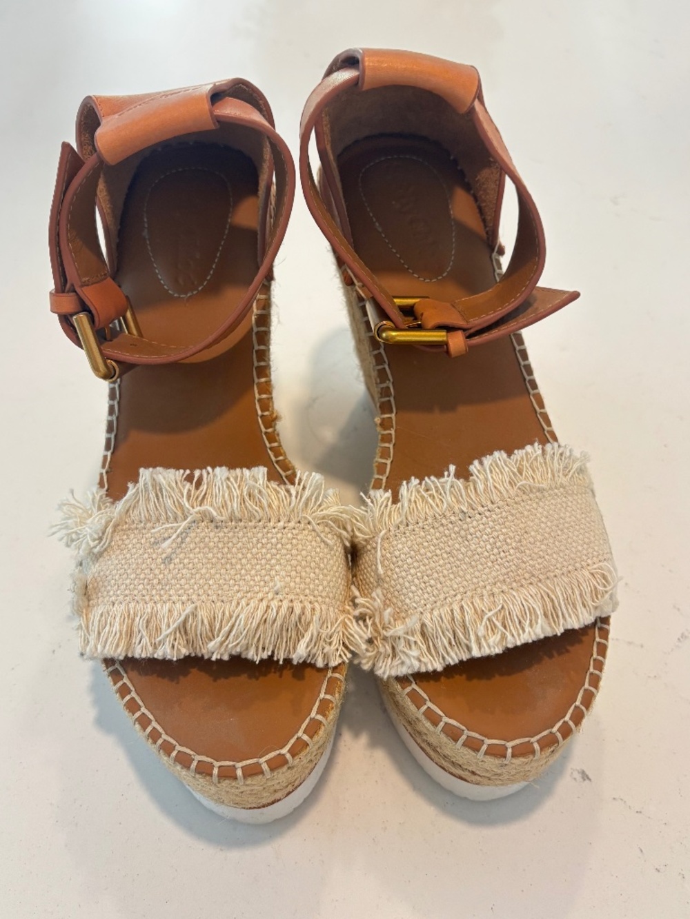 See By Chloe (Glyn)  platform wedge sandals